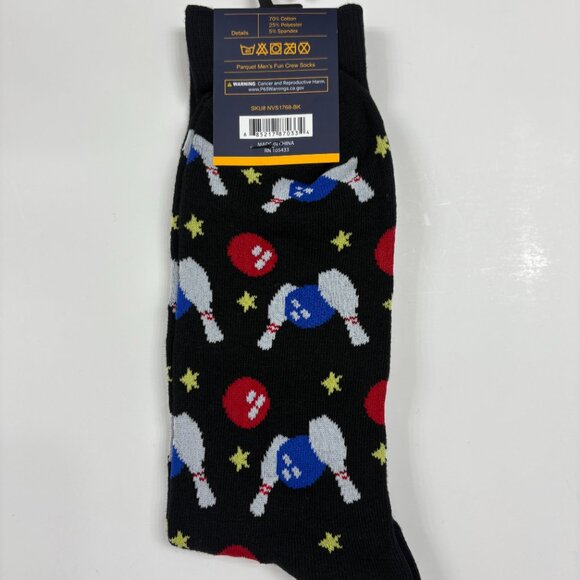 Bowling Strike Men's Crew Socks - NWT - Picture 5 of 5